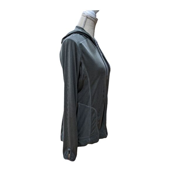 Woolrich Women's Grey Lightweight Full Zip Hoody Jacket Size S - Picture 3 of 8